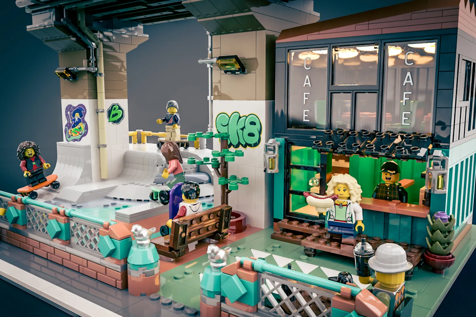 LEGO Ideas Overpass Park 3