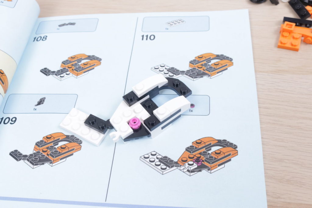 How to recolour LEGO Creator 3 in 1 31129 Majestic Tiger white 10 1024x683