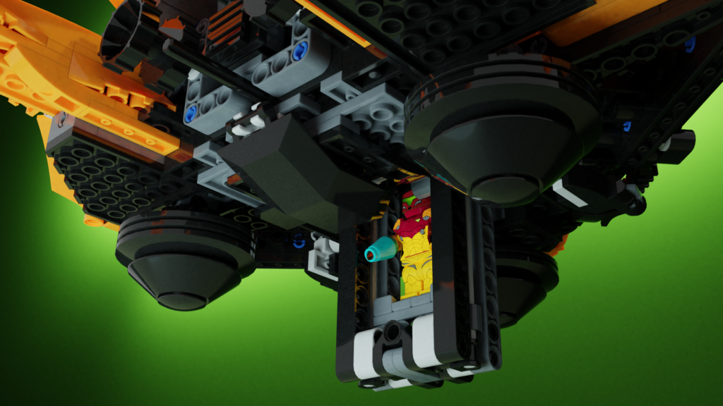 LEGO Ideas Metroid Samus Arans Gunship 2