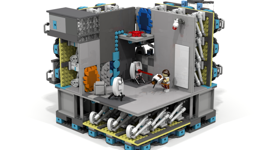 LEGO Ideas Modular Portal Testing Chamber 1