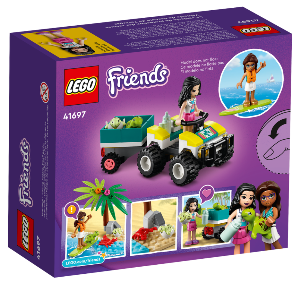 Friends 41697 Turtle Protection Vehicle box back 1024x991