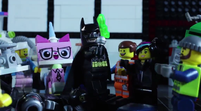 Batman's version of The LEGO Movie in stop motion animation