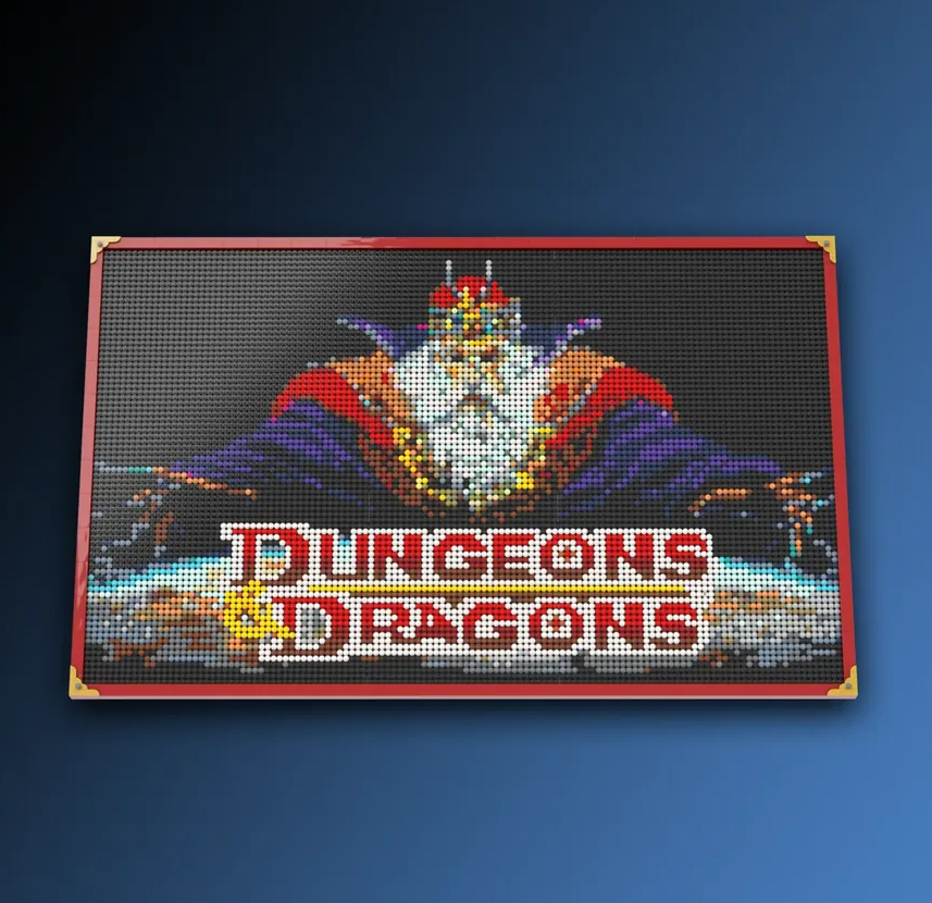 lego ideas dungeons and dragons mosaic 1