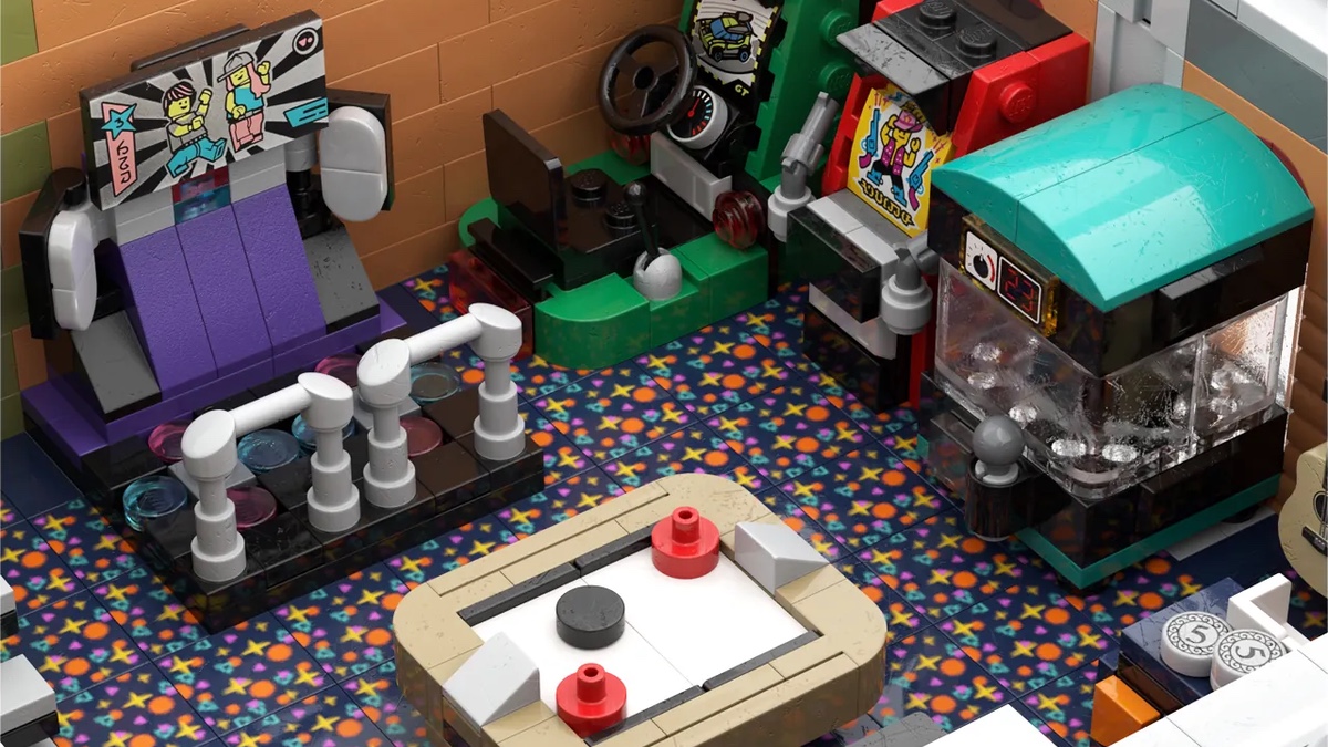 WATCH: This modular arcade LEGO Ideas project looks stunning