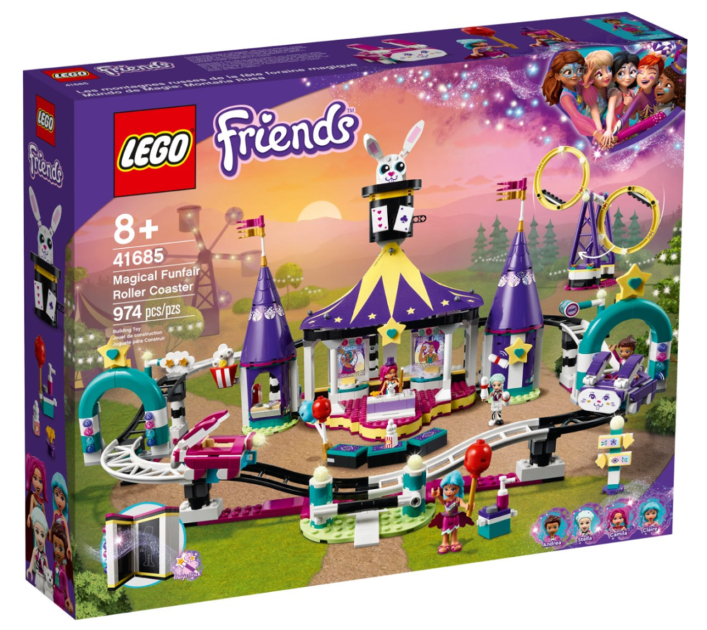 LEGO Friends 41685 Magical funfair rollercoaster box 1024x912