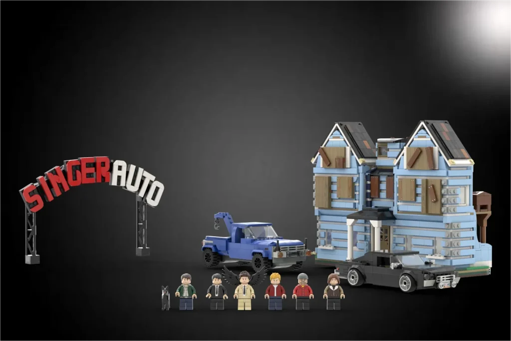LEGO Ideas Supernatural Bobbys House Singer Auto  1024x683