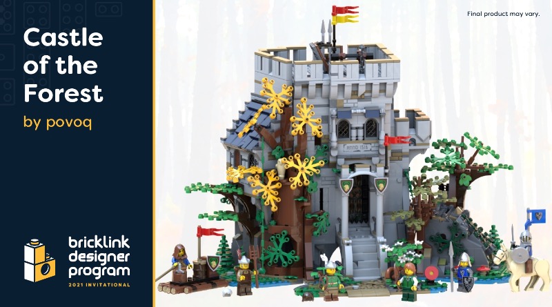 The BrickLink Designer Program's Castle of the Forest tips its hat to a classic LEGO theme