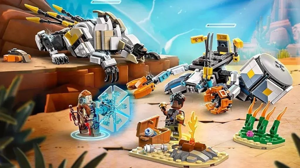 LEGO 77037 Aloy Varl vs. Shell Walker Sawtooth featured