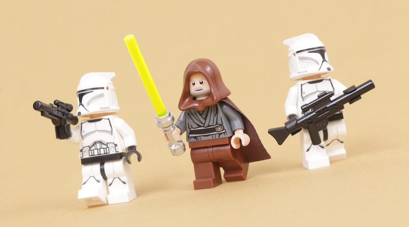 How to build a LEGO Star Wars Jedi Bob minifigure for 75309 UCS Republic Gunship