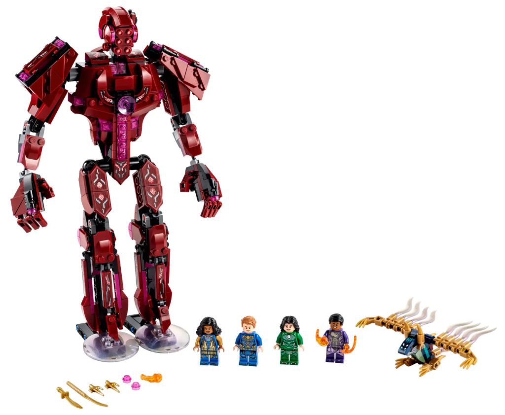 LEGO Marvel 76155 In Arishems Shadow contents 1024x842