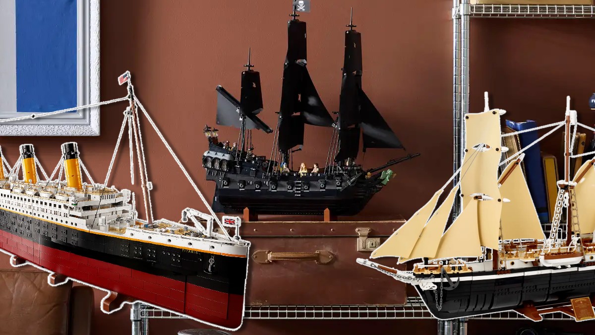 The LEGO ships that sailed so that the Black Pearl could fly