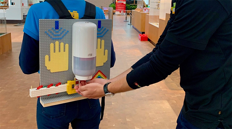 Portable handwash pack arrives at LEGO House