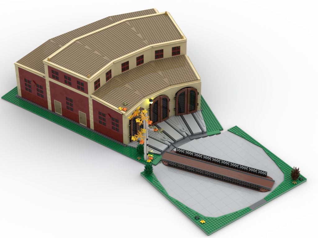 LEGO Bricklink designer program series 4 danjo trains the autumn roundhouse 1024x768