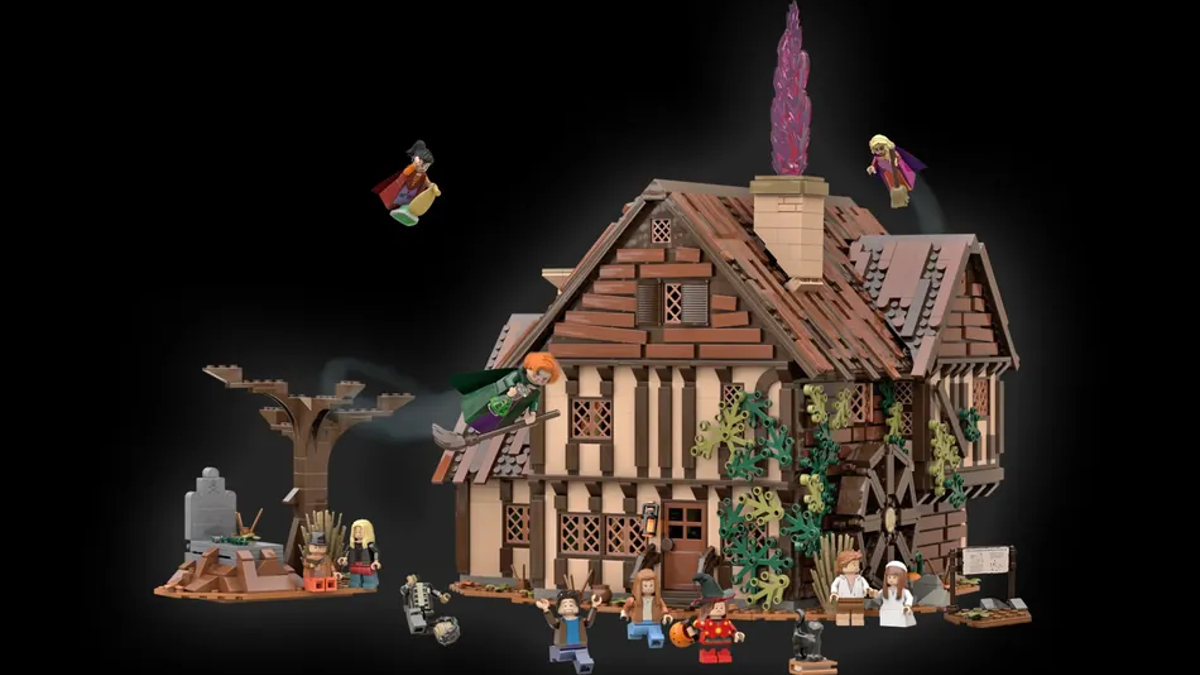 Hocus Pocus cottage hits 10K supporters on LEGO Ideas