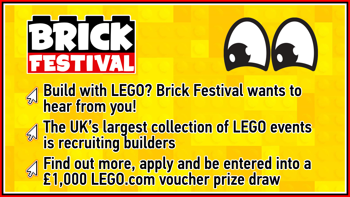 Enter now to win £1,000 in LEGO vouchers with Brick Festival