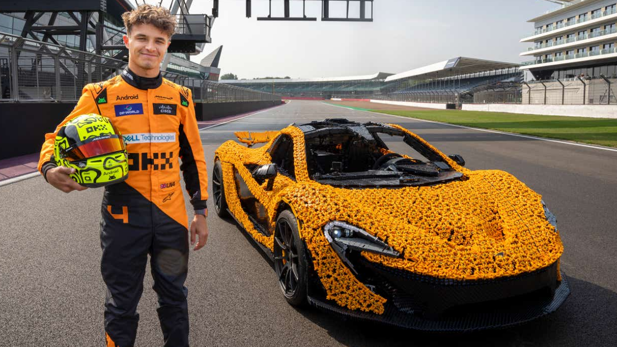 Life-size, driveable LEGO Technic McLaren P1 gets put through its paces