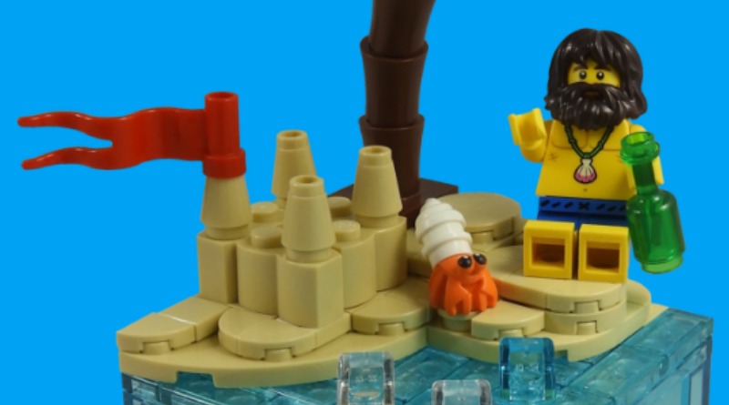 LEGO Collectible Minifigures Series 21 vignettes – Shipwreck Survivor