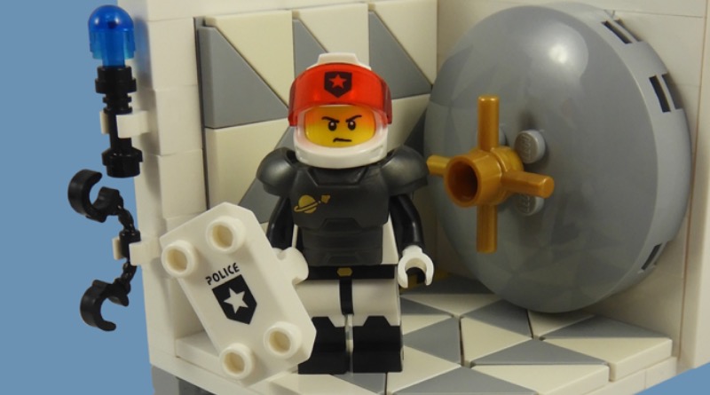 LEGO Collectible Minifigures Series 21 vignettes – Space Police Guy