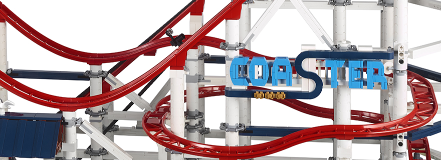 See the new LEGO Creator Expert 10261 Roller Coaster in action