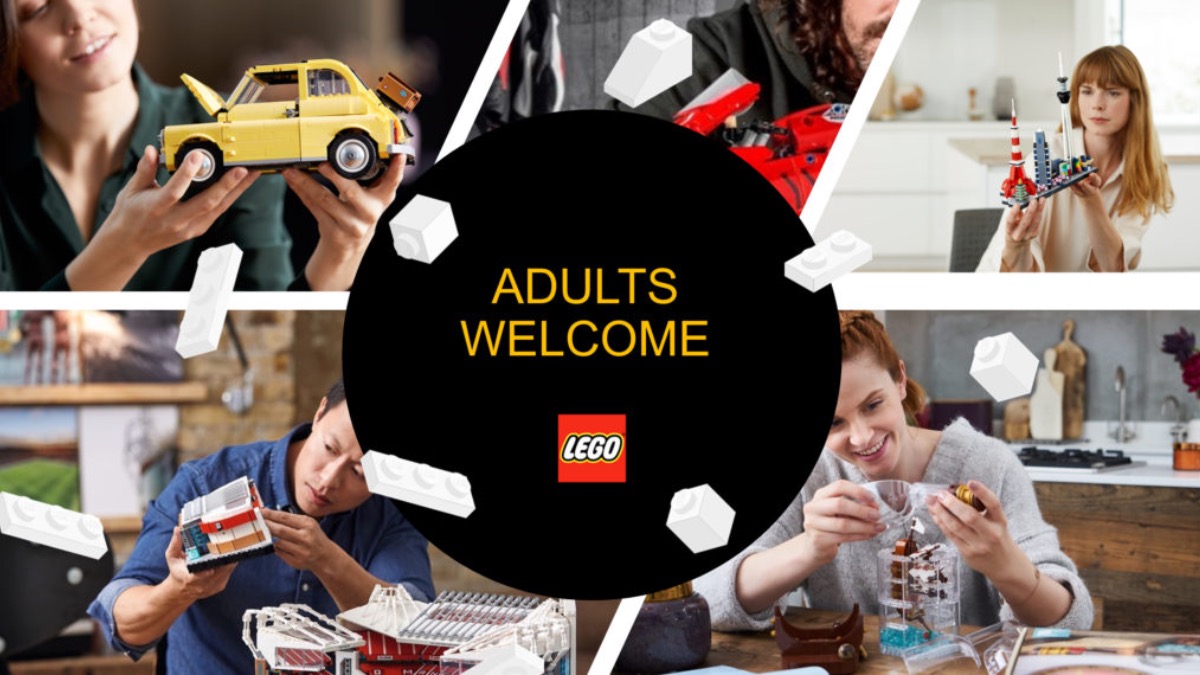 LEGO launches new 'Adults Welcome' adverts