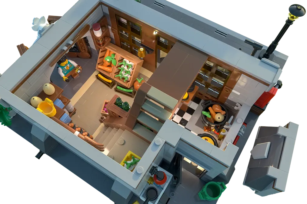 LEGO Ideas Mediterranean Restaurant 11