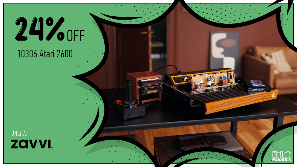 Massive 24% off LEGO Icons 10306 Atari 2600 at Zavvi 