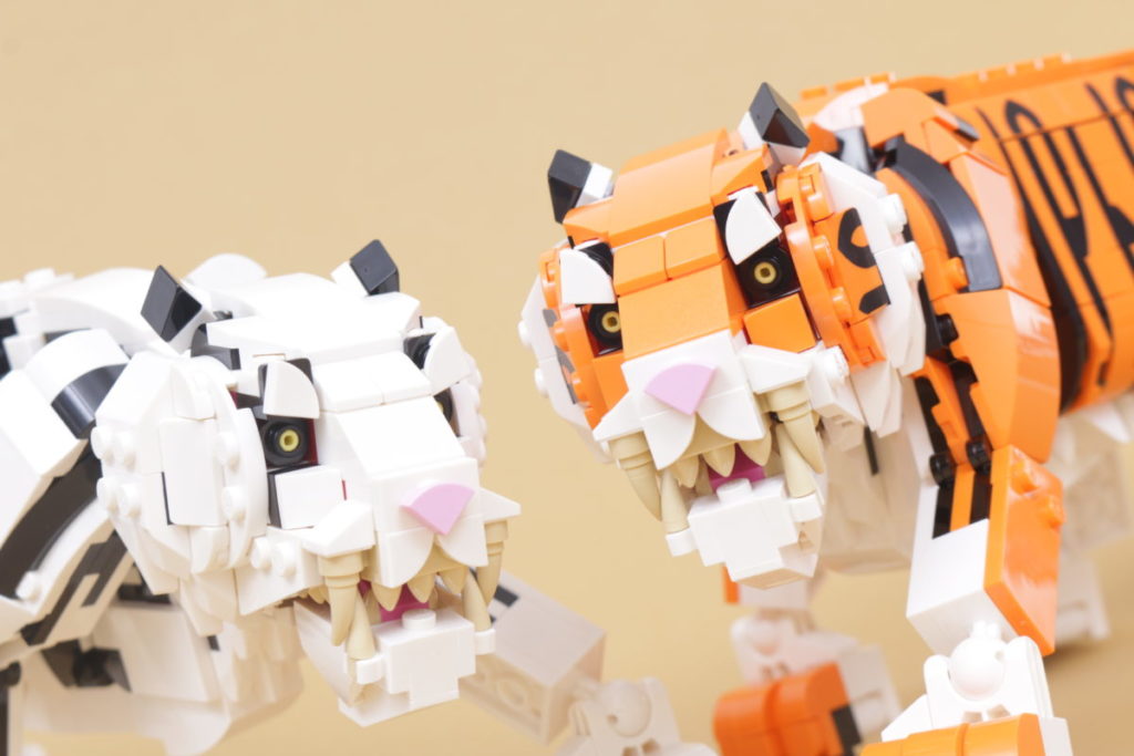 How to recolour LEGO Creator 3 in 1 31129 Majestic Tiger white 25 1024x683