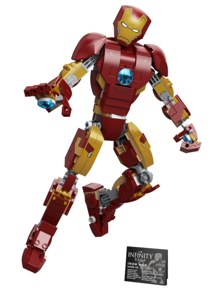 LEGO Marvel 76206 Iron Man Figure contents