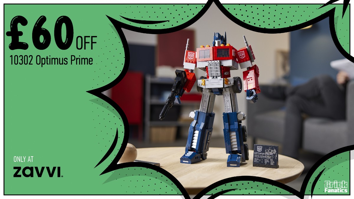 Don't miss out on huge 38% off LEGO Icons 10302 Optimus Prime at Zavvi