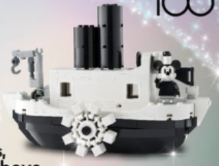 LEGO Disney 40659 mini steamboat willie thailand ad close up