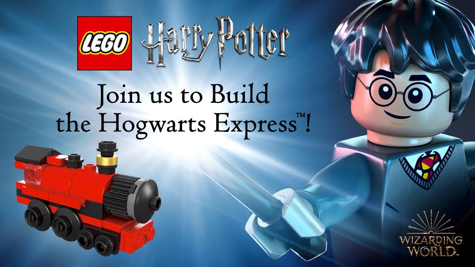 LEGO Harry Potter Hogwarts Express mini build at Barnes & Noble