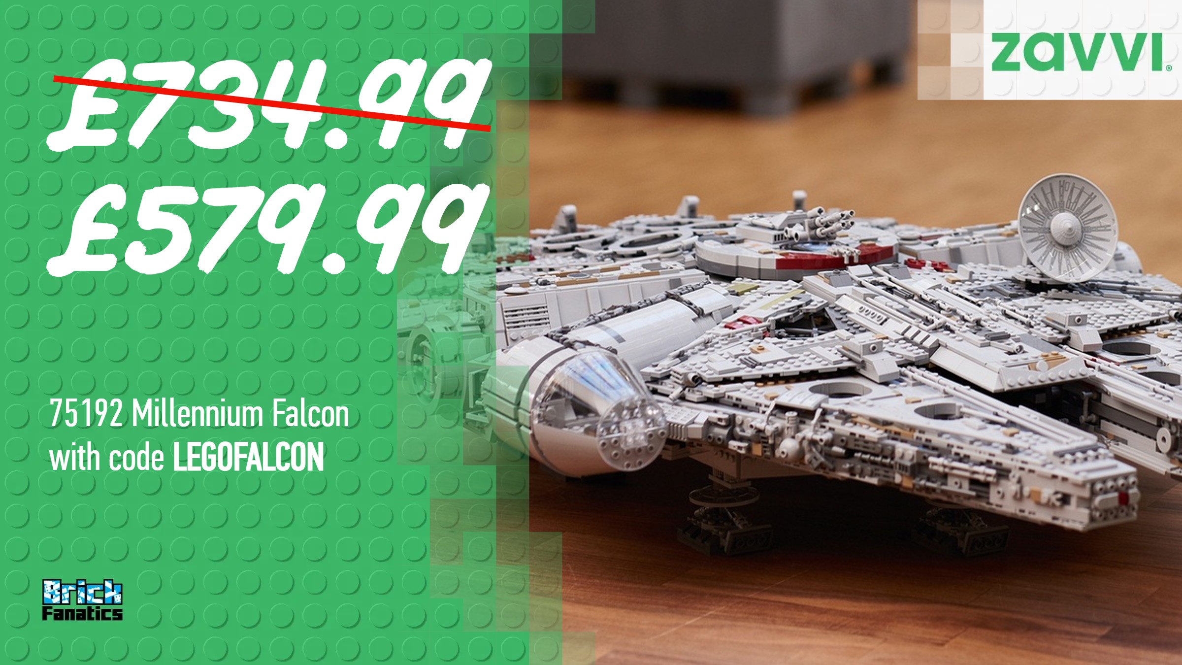 Use this code to save even more on LEGO Star Wars UCS Millennium Falcon