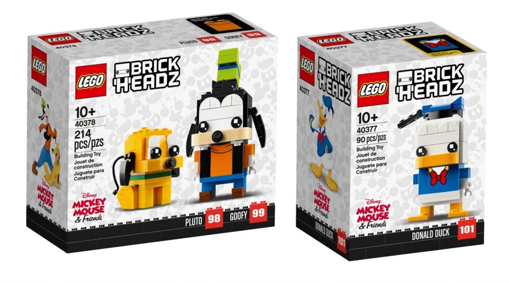 LEGO BrickHeadz Disney and Easters sets available now