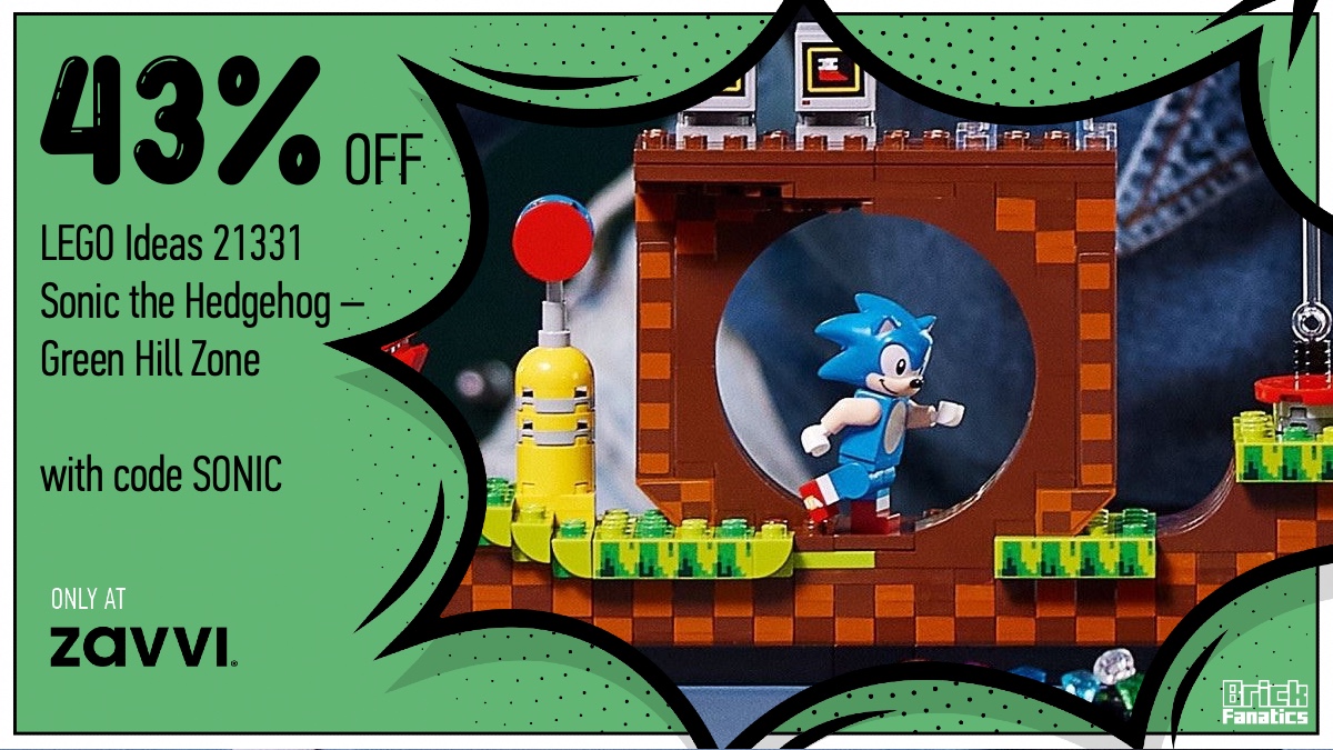 43% off 21331 Sonic the Hedgehog – Green Hill Zone with this promo code