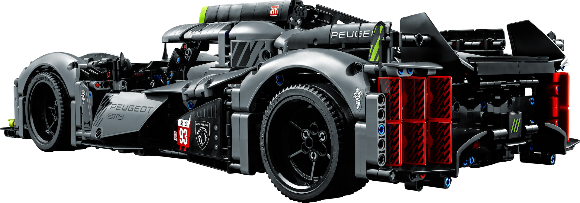 LEGO Technic 42156 Peugeot 9X8 24H Le Mans Hybrid Hypercar 04