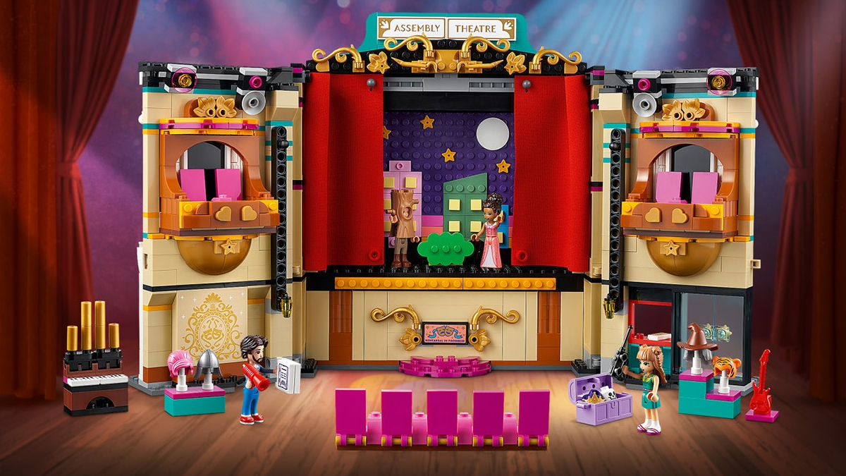 Full images of LEGO Friends 41714 Andrea's Theatre School revealed