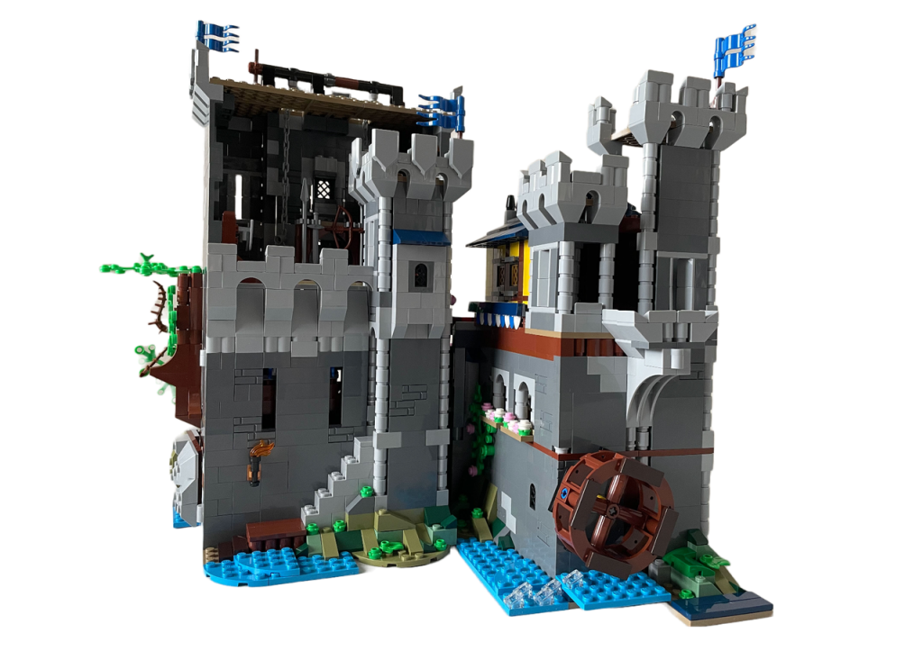 LEGO Creator 3 in 1 31120 Medieval Castle 10305 Lion Knights Castle alt build Rebrickable 5 1024x733