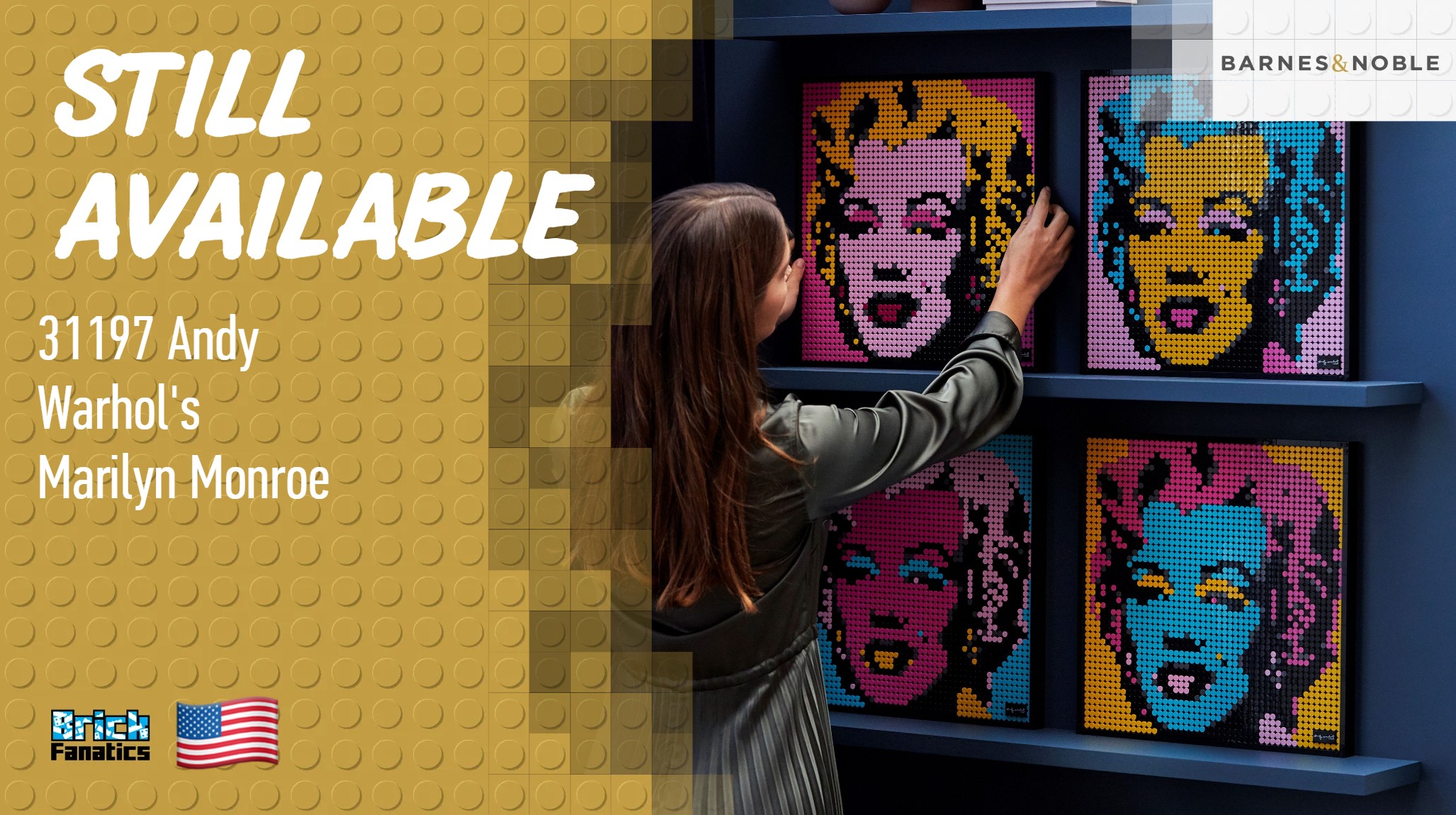 Long retired LEGO Art set still available online – for now