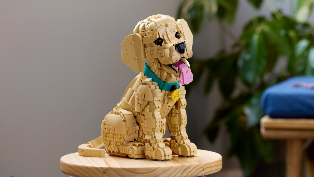 LEGO Icons 11384 Golden Retriever Puppy featured