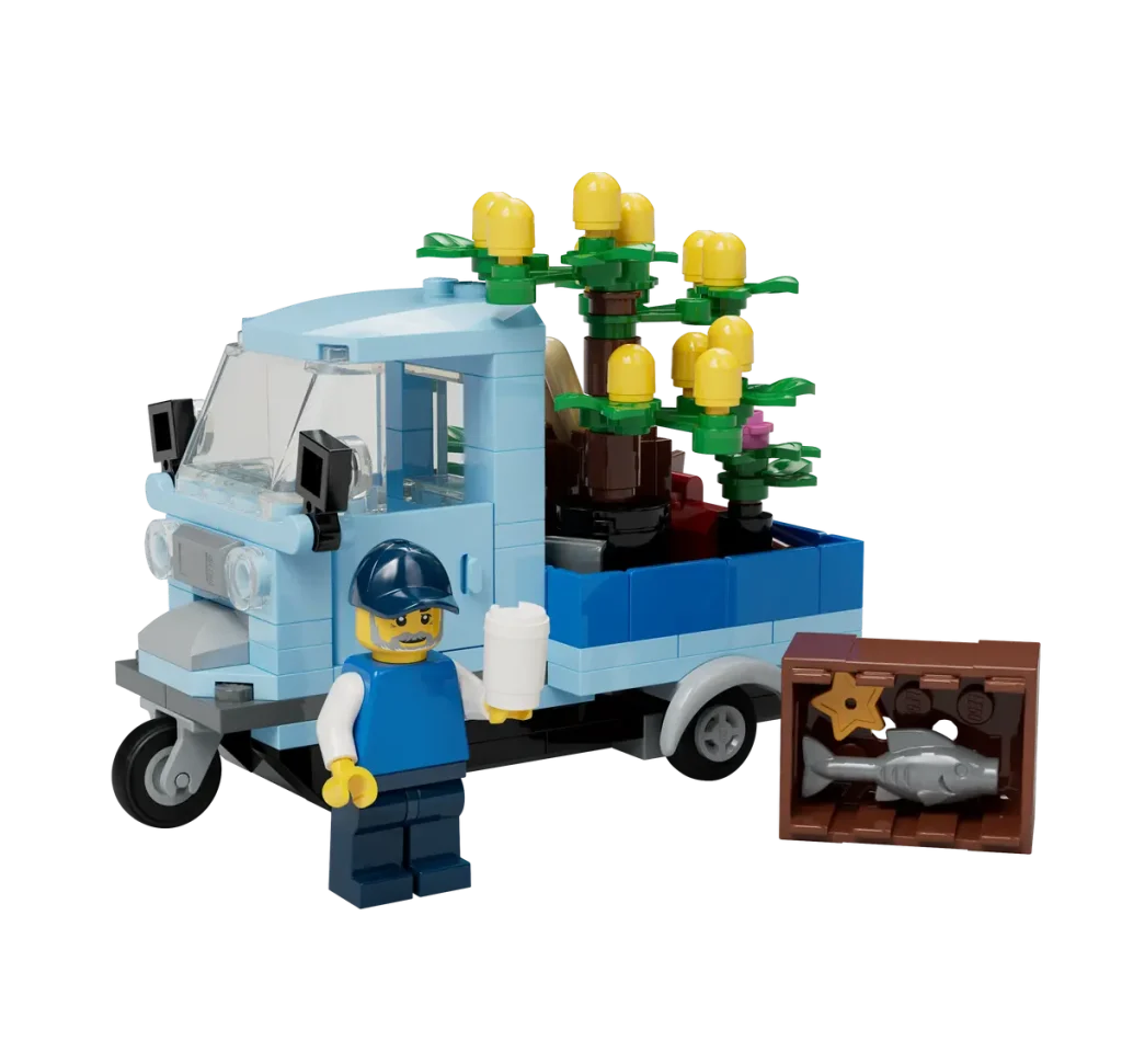 LEGO Ideas 5009422 Italian Market Van 1024x971