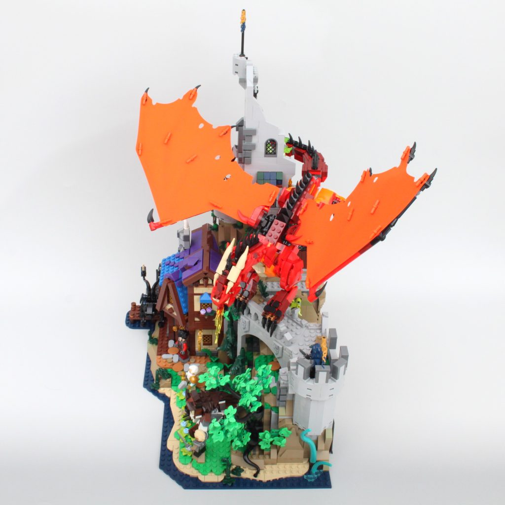 LEGO Ideas 21348 red dragons tale dungeons and dragons review 4 1024x1024