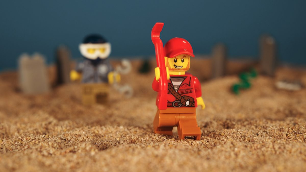 Brick Pic of the Day: Hasty get away