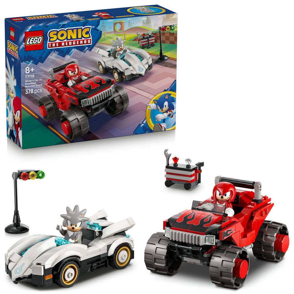 LEGO Sonic the Hedgehog 77118 Silvers Car vs. Knuckles Monster Truck 1