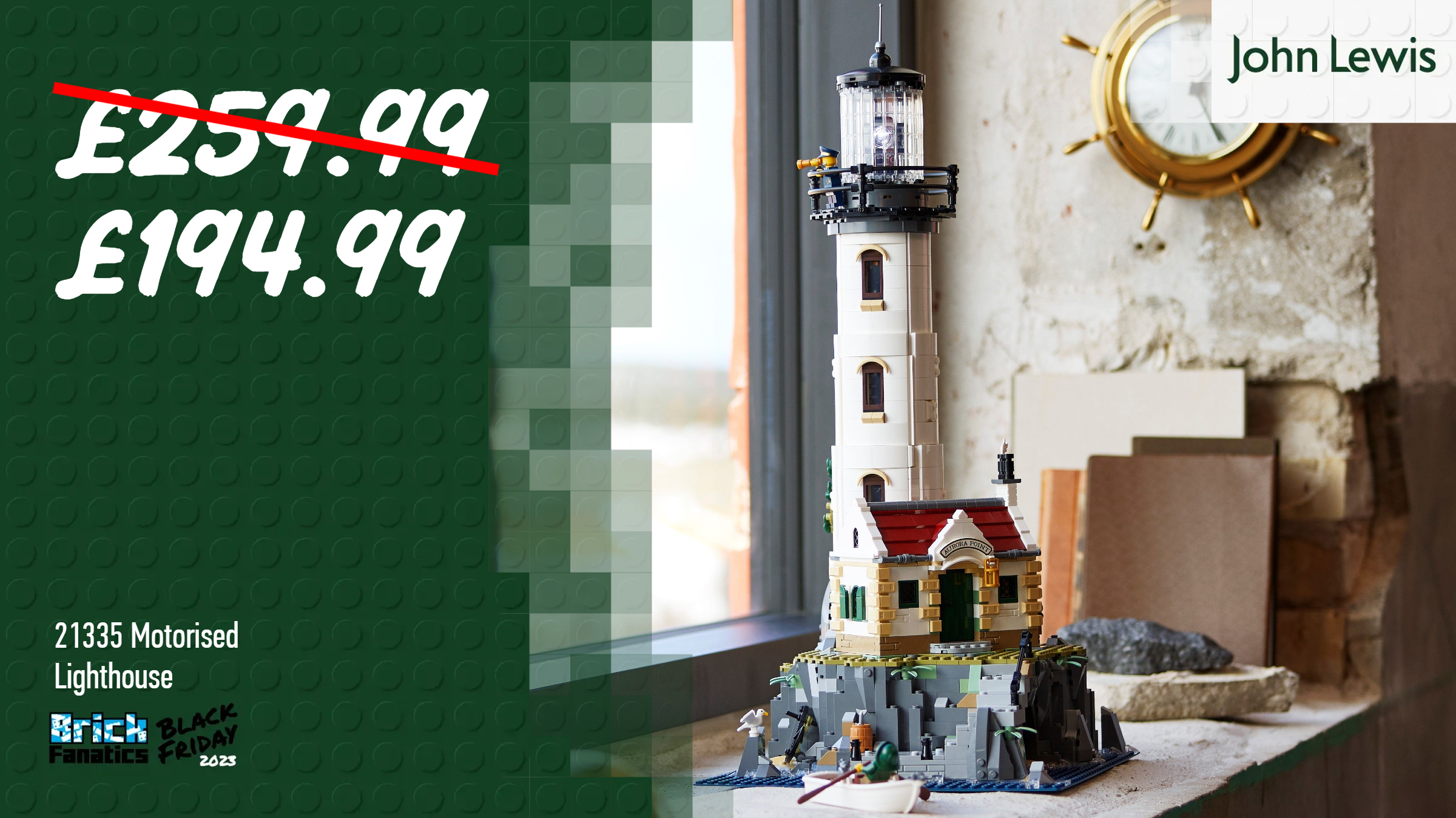 Best price yet: Huge discount on LEGO Ideas' motorised lighthouse