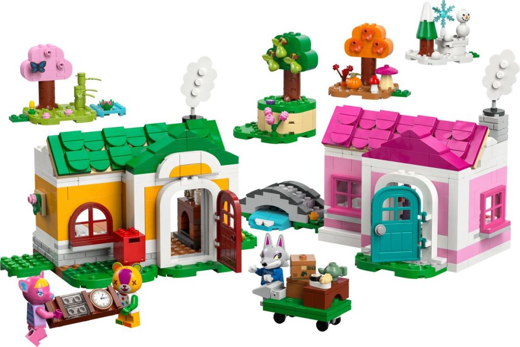 lego animal crossing 77057 Creative Houses Seasons of Fun contents 1024x684