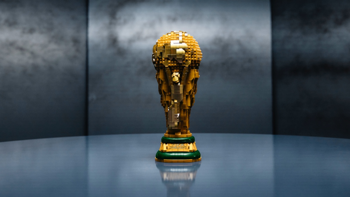 LEGO Editions World Cup Trophy is a win with Lionel Messi