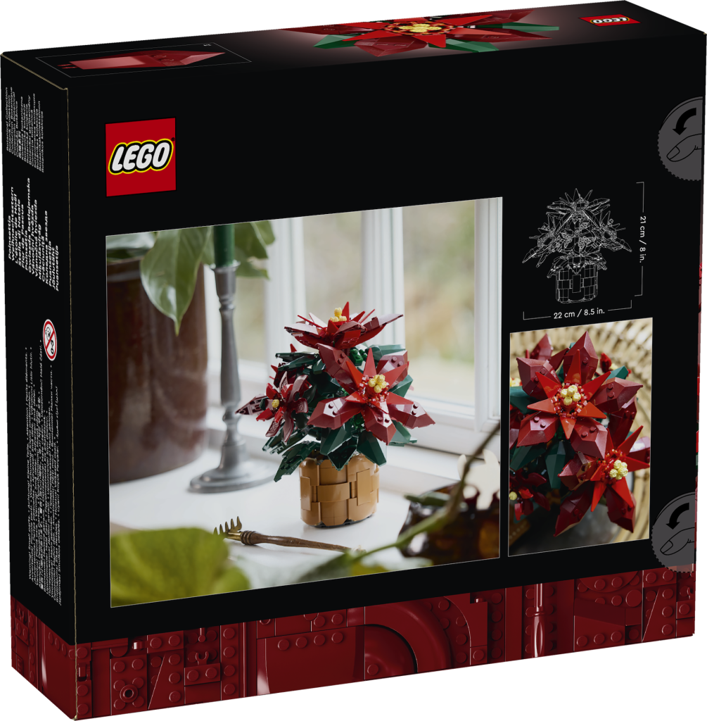 LEGO Icons Botanical Collection 10370 Poinsettia 2 1005x1024