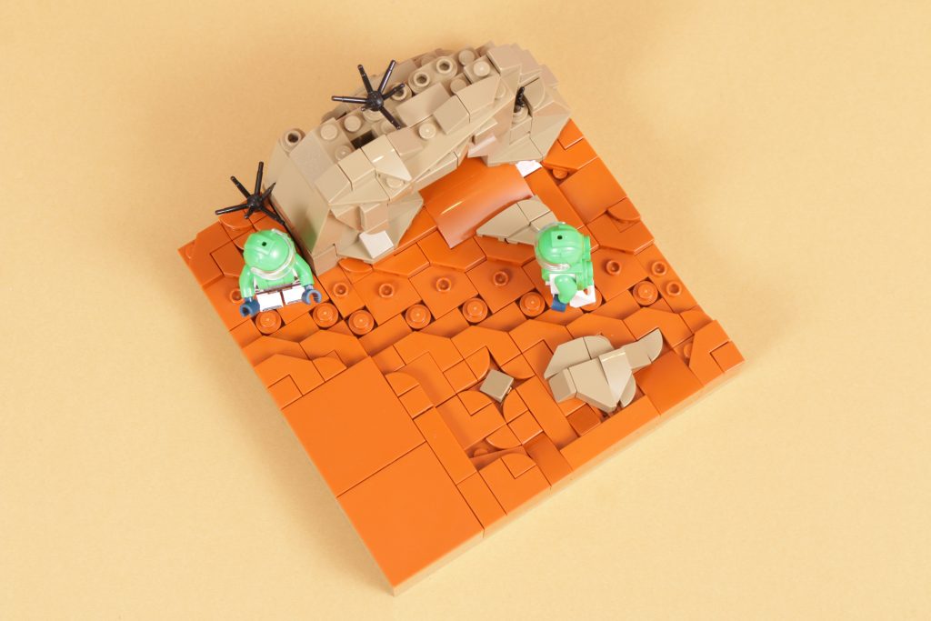 How to LEGO – Building space terrain part I step by step 45 1024x683