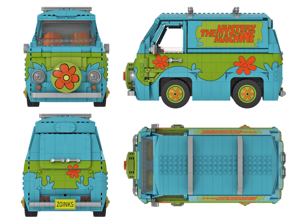 LEGO Ideas Scooby Doo Mystery Machine 5