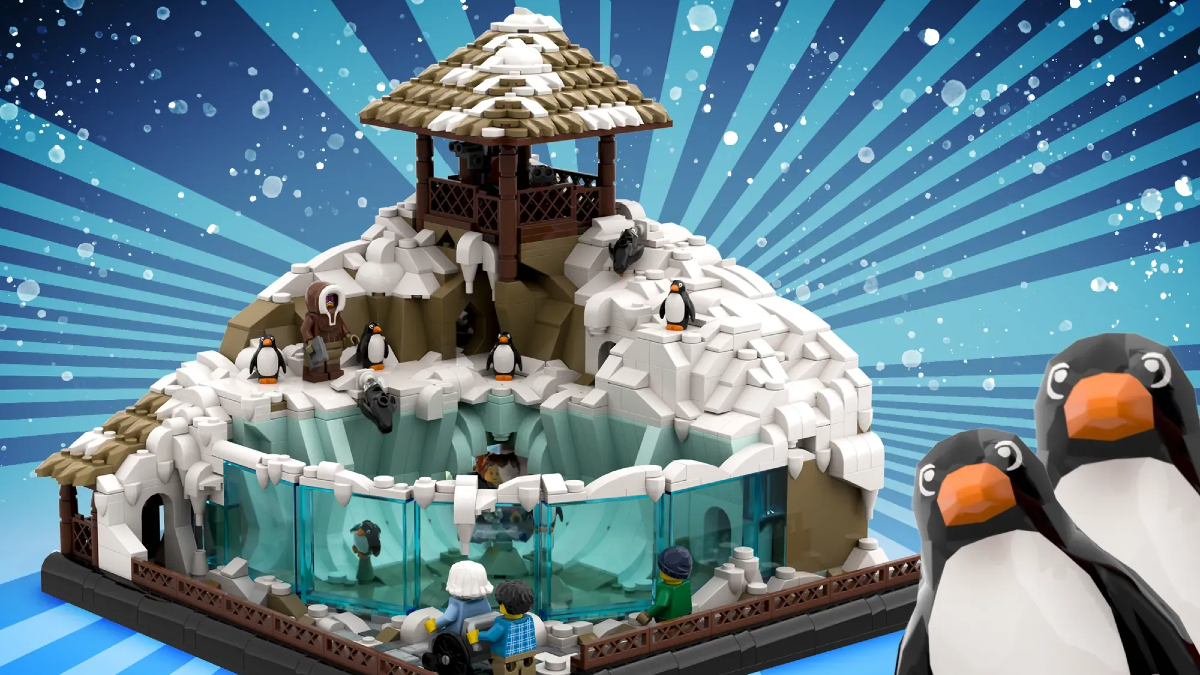 LEGO Ideas submission slips and slides towards 10K with The Penguin Zoo
